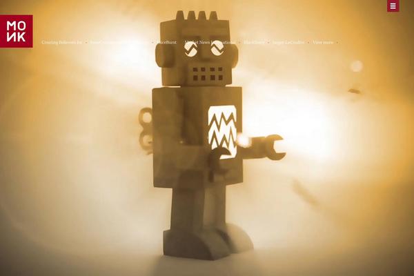 Monk theme site design template sample