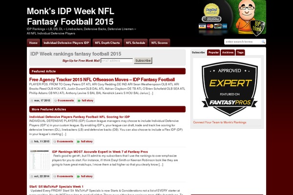 monksidpweeknflfantasyfootball.com site used Best-charity