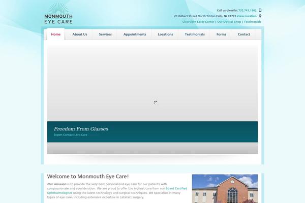 Medica theme site design template sample