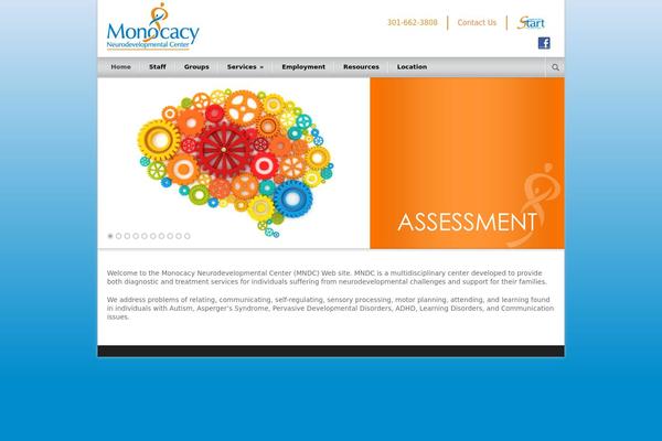monocacycenter.com site used Modernize