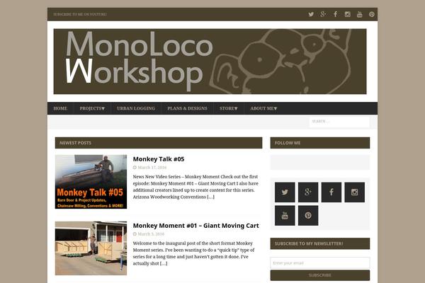 MH Magazine theme site design template sample