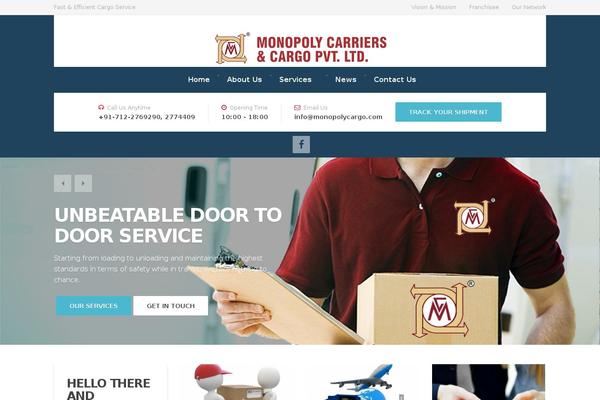 Cargopress-pt theme site design template sample