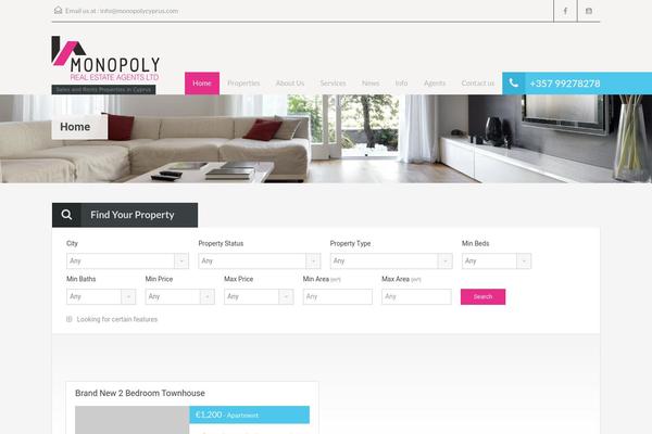 Realhomes Theme theme site design template sample