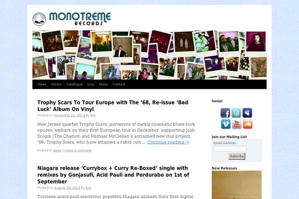 Ion theme site design template sample