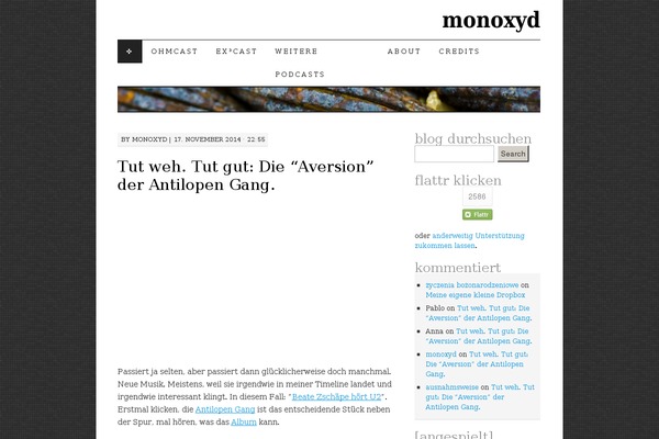 Site using Flexo Archives plugin