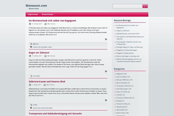 Live Color theme site design template sample