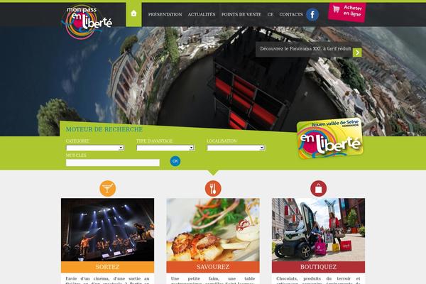 Wem theme site design template sample