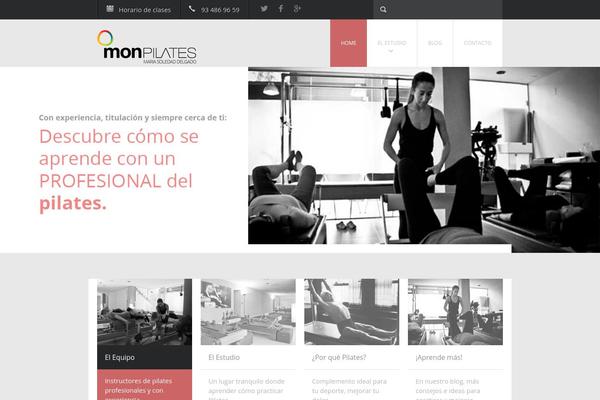 Fit Wp theme site design template sample