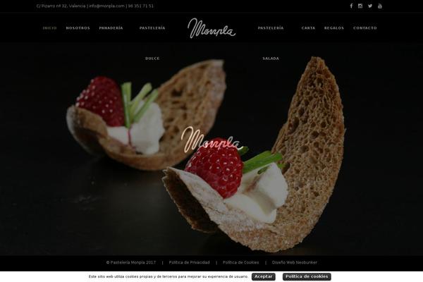 Neve theme site design template sample
