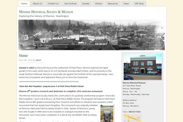 Misty Look theme site design template sample