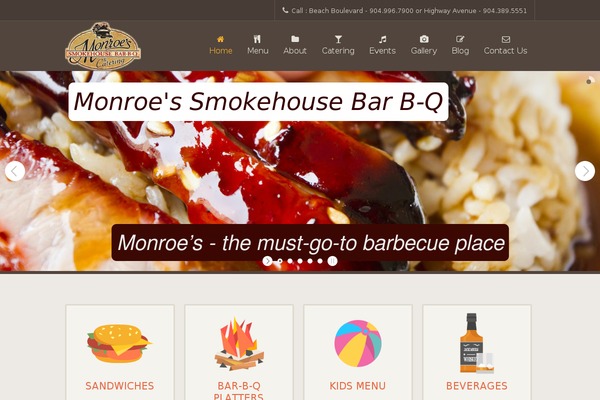 Sushi theme site design template sample