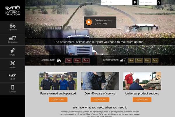 Accelerate theme site design template sample