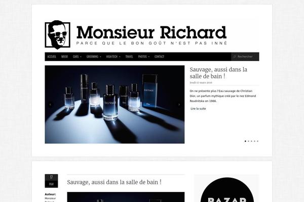 Organic Magazine theme site design template sample