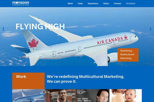 monsooncommunications.ca site used Monsoon