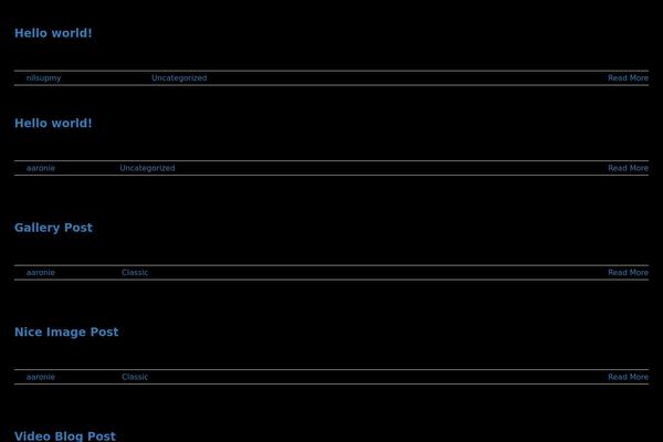 TheFox theme site design template sample