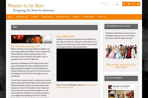 Site using Halloween Countdown Widget plugin