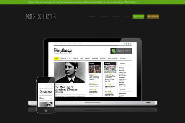 monsterthemes.com site used Mth