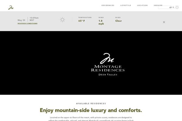 montageresidencesdeervalley.com site used Montage-deer-valley