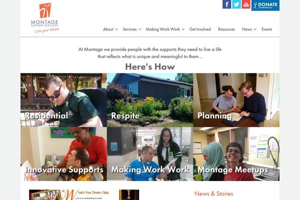 montagesupport.ca site used Montage2020