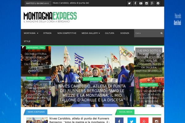 montagnaexpress.it site used Lineza
