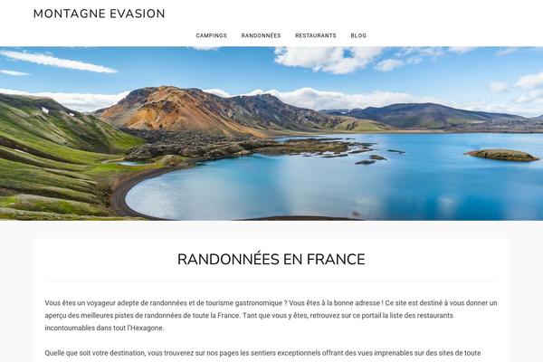 Allium theme site design template sample