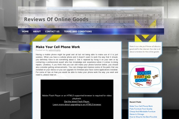 Futuristica theme site design template sample