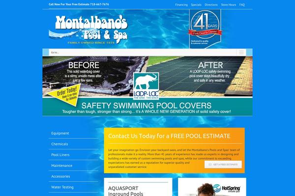montalbanospools-spas.com site used Dealer-theme