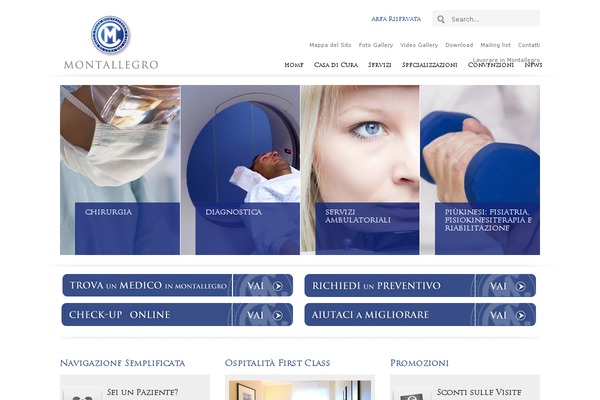 montallegro.it site used Montallegro-sito