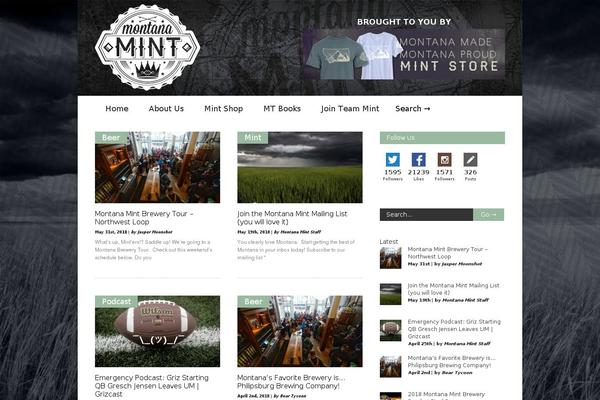 Gonzo theme site design template sample