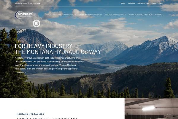 Montana theme site design template sample