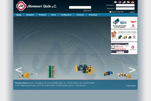 Site using Content Flow 3D plugin