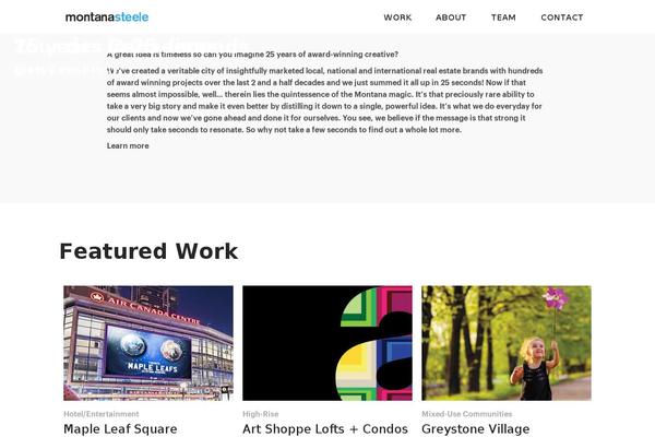montanasteele.com site used Montana-steele
