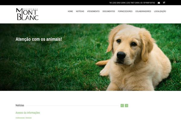 Charitas theme site design template sample