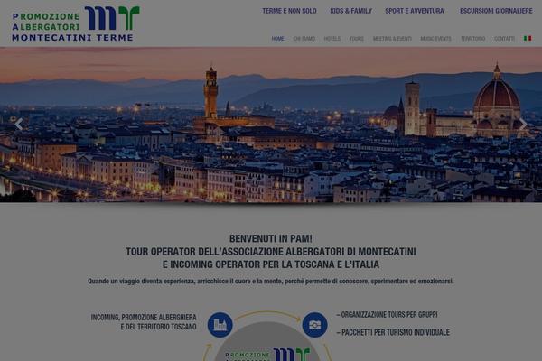 Travelo theme site design template sample