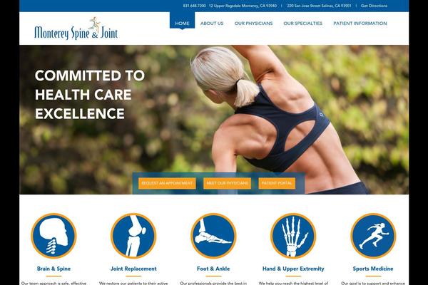 Wecare theme site design template sample