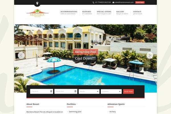 Soho Hotel theme site design template sample