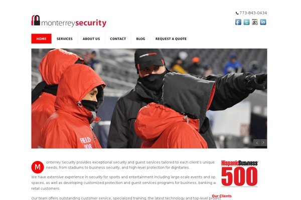 Site using Image horizontal reel scroll slideshow plugin
