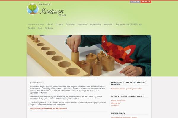 Salutation theme site design template sample