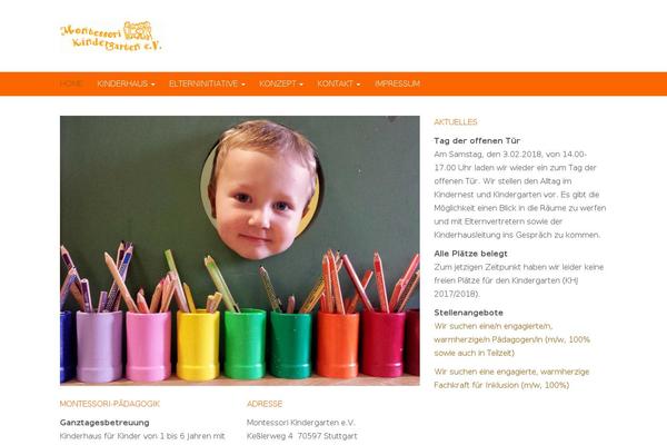 Mesmerize theme site design template sample