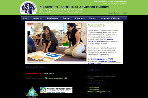 Training theme site design template sample