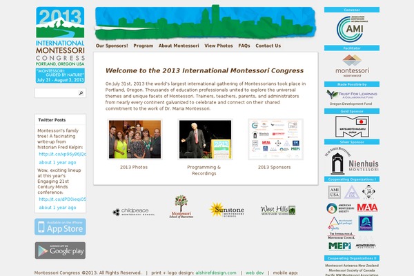 montessoricongress.org site used Montessori