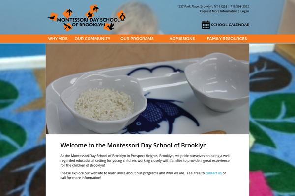 Mds theme site design template sample