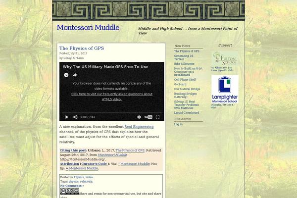 Site using WP QuickLaTeX plugin