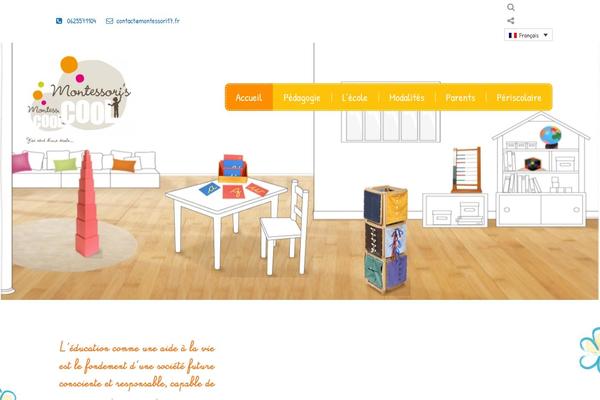 Kiddy theme site design template sample