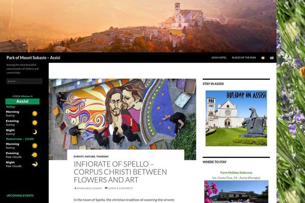 Twenty Fourteen theme site design template sample