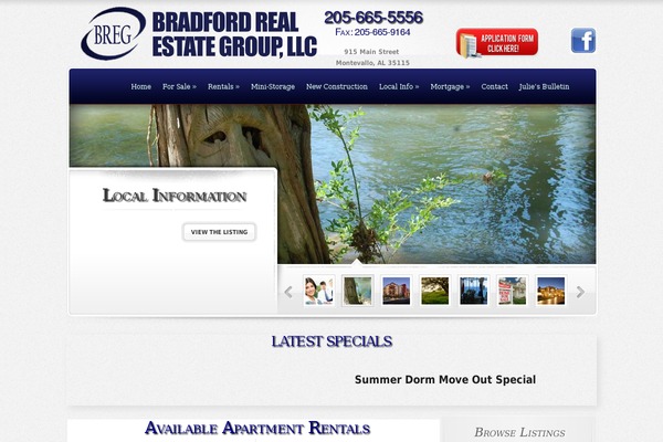 montevallorealestate.com site used Bradford