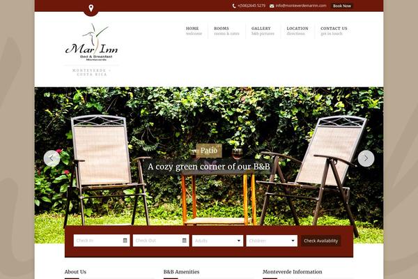 Soho Hotel theme site design template sample