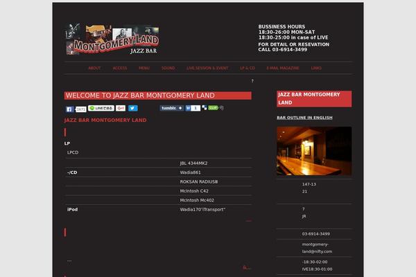 Rock N Rolla theme site design template sample