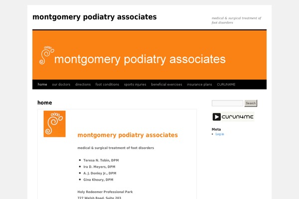 Twenty Ten theme site design template sample