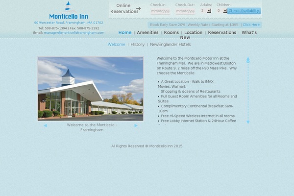 monticelloframingham.com site used Monticello